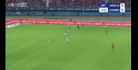 比赛第77分钟,阿奇姆彭乱战中破门完成双响,河南3-0领先新鹏城