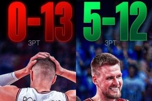 适应FIBA三分线!波津前三场三分13中0 今日比赛12中5