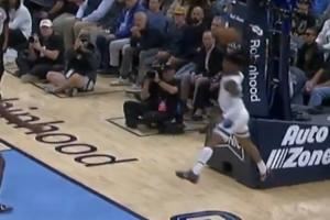  投……投名状？😆莫兰特救球“助攻”杜兰特丝滑三大步暴扣！