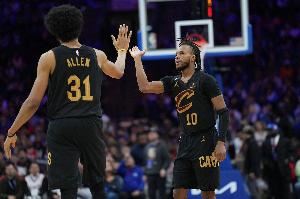  明天NBA杯骑士迎战步行者 加兰阿伦出战成疑 梅里尔缺阵